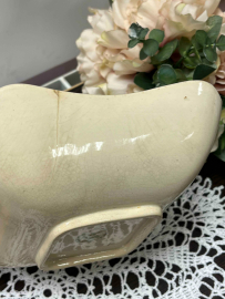 Пиала квадратной формы Дулевский ФЗ 1926-1929гг. Фаянс с цветочной деколью. Антиквариат. Картинка 6